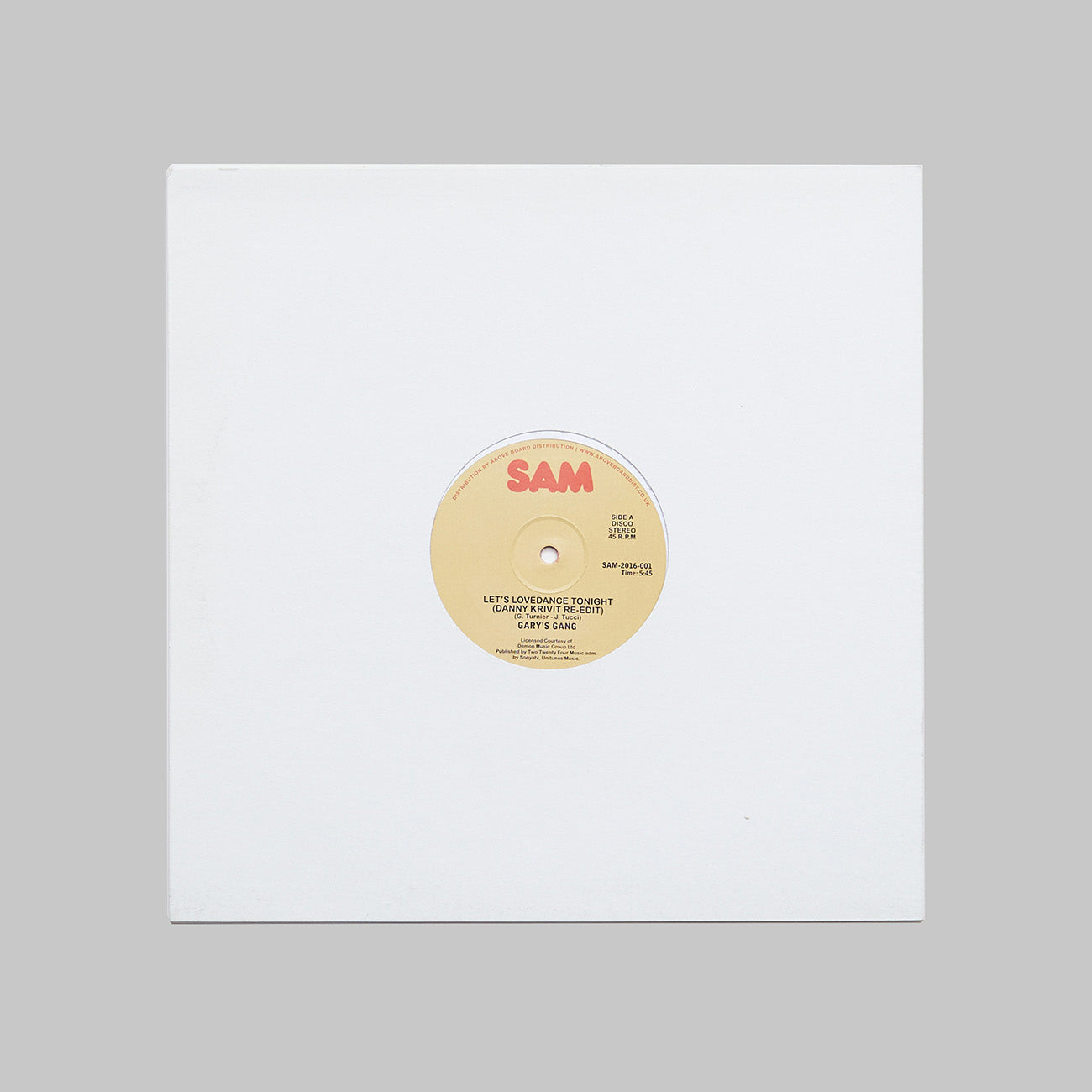 GARY'S GANG / LET'S LOVEDANCE TONIGHT-DANNY KRIVIT RE-EDIT