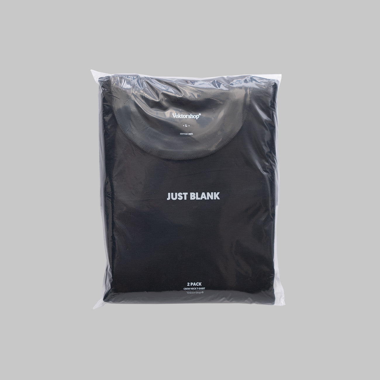 Vektor shop Blank 2-Pack Crew Neck Tee