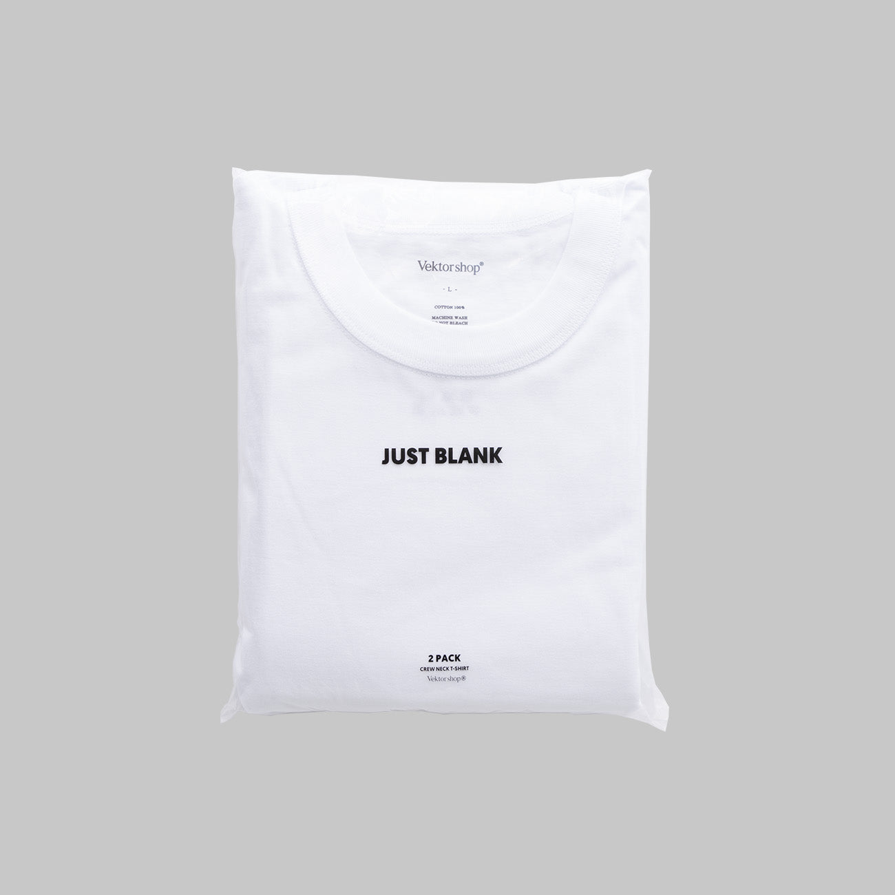 Vektor shop Blank 2-Pack Crew Neck Tee
