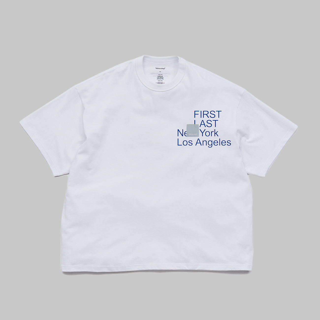 Vektor shop × First Last / VS Printed Tee ”First Last”
