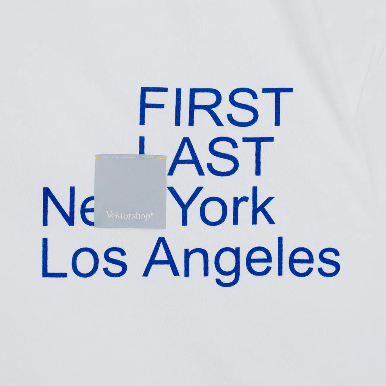 Vektor shop × First Last / VS Printed Tee ”First Last”