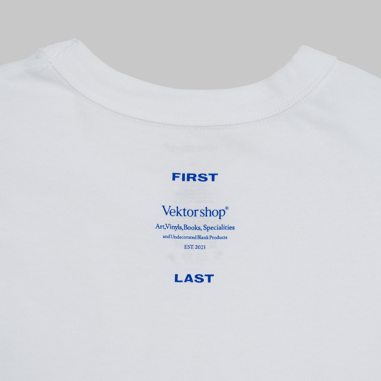 Vektor shop × First Last / VS Printed Tee ”First Last”