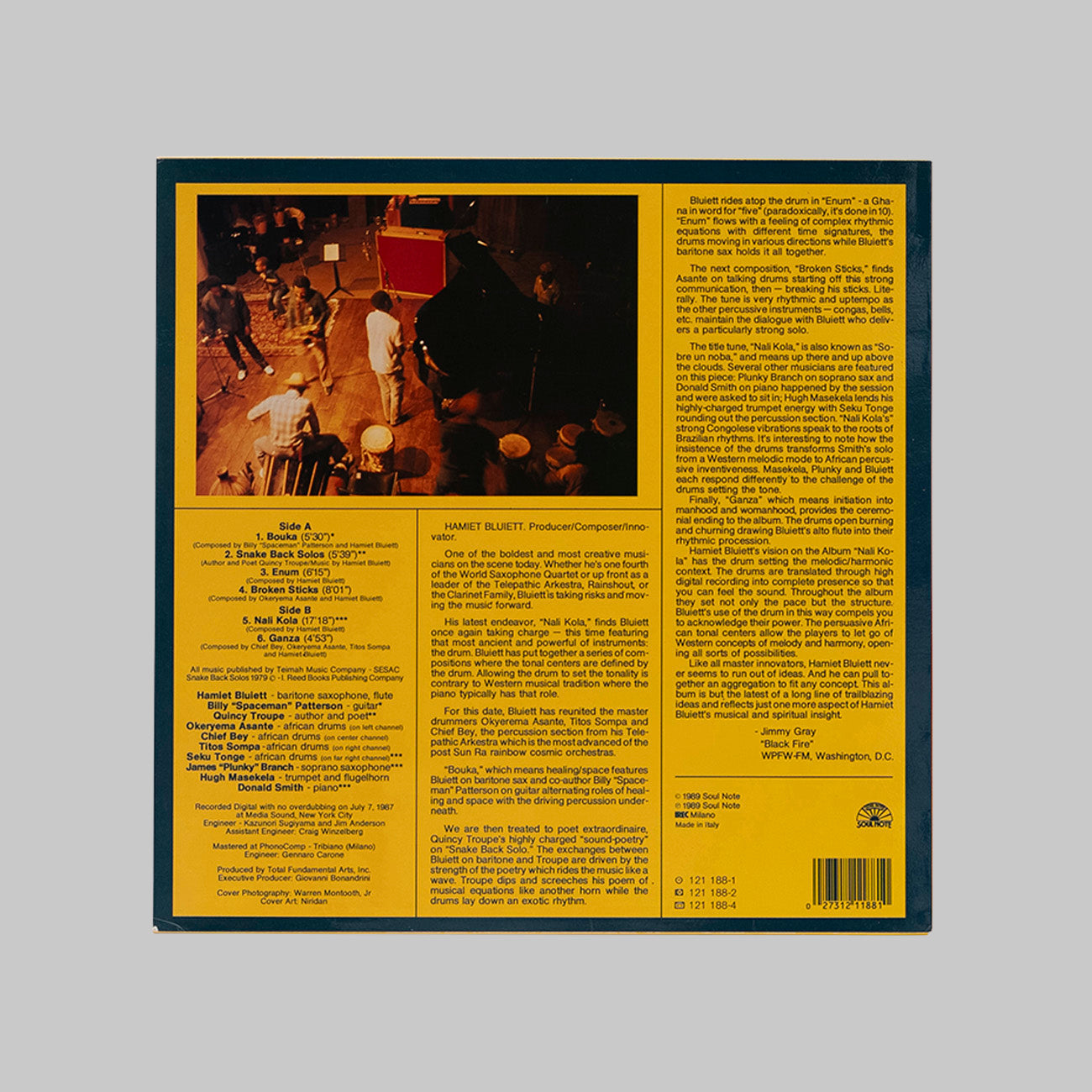 HAMIET BLUIETT / NALI KOLA