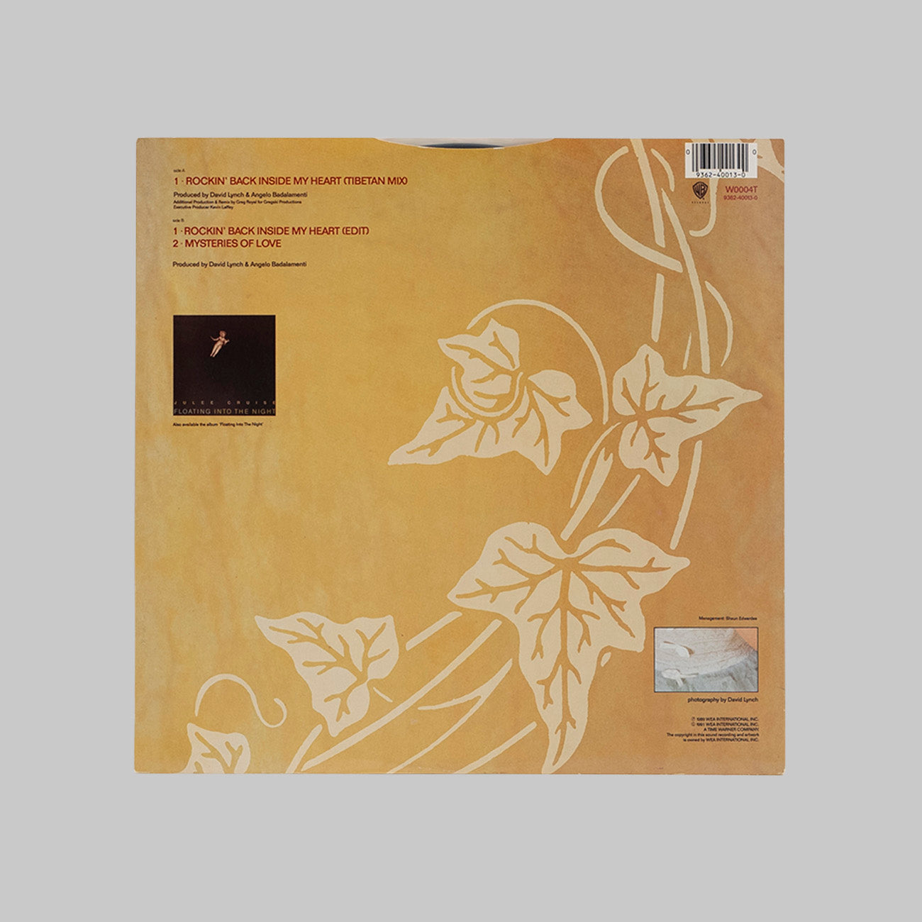 JULEE CRUISE / ROCKIN’ BACK INSIDE MY HEART 12”