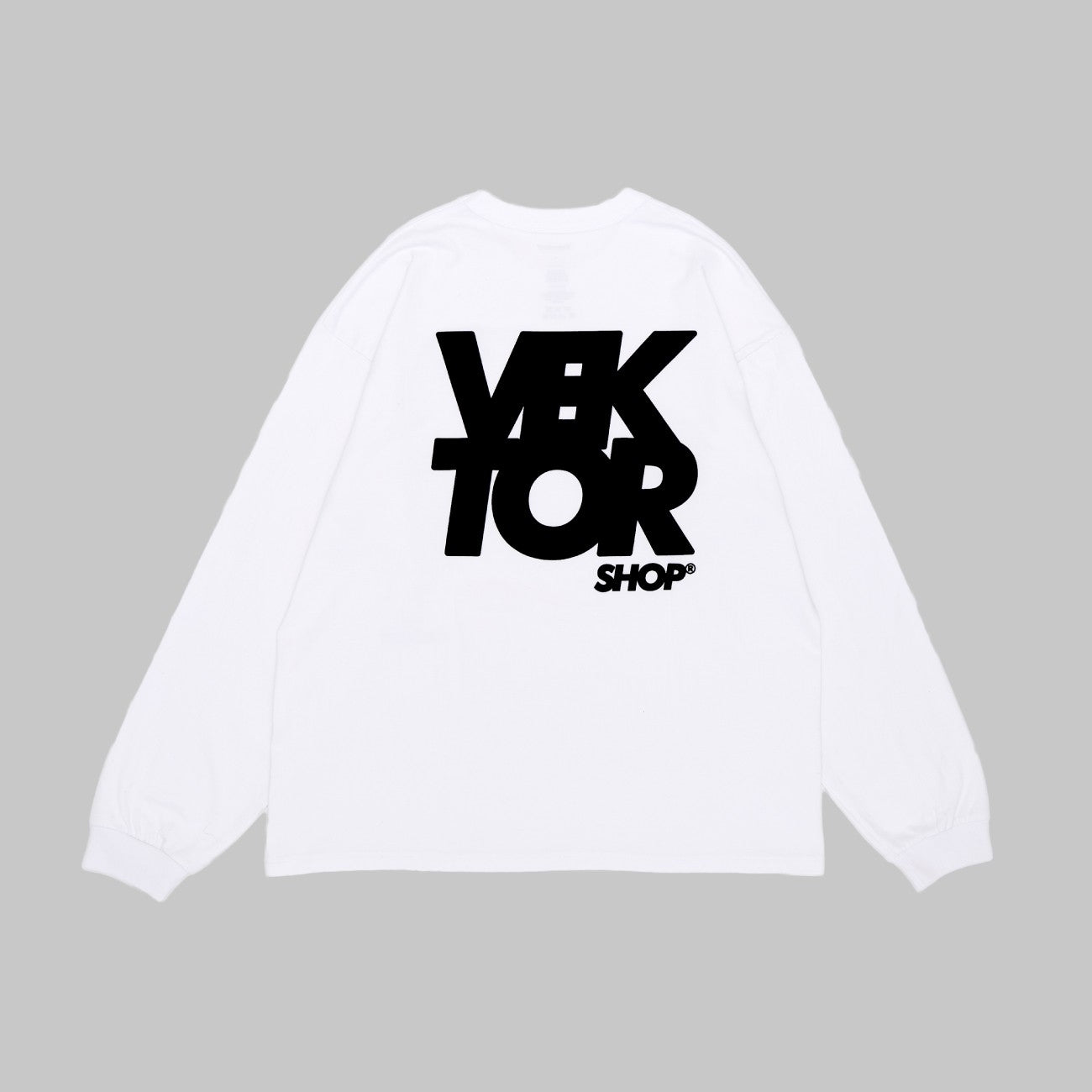 L/S TEE “Redesigned Logo” by Masakazu Kitayama