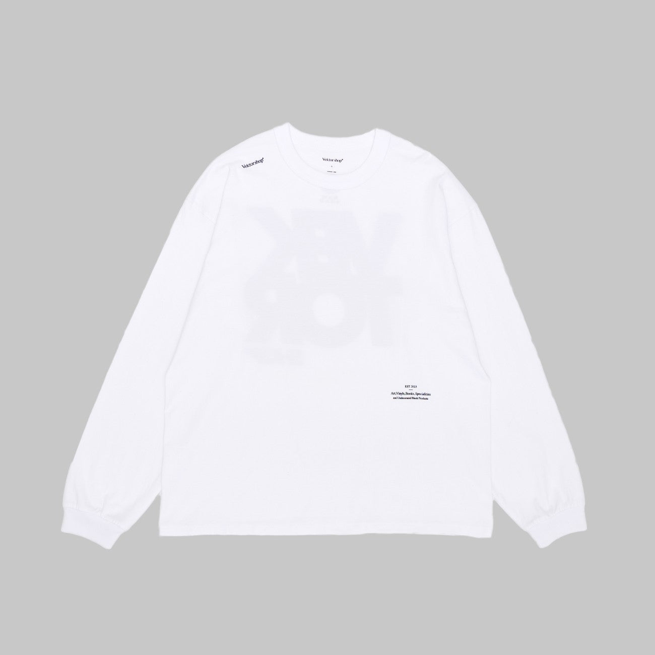 L/S TEE “Redesigned Logo” by Masakazu Kitayama