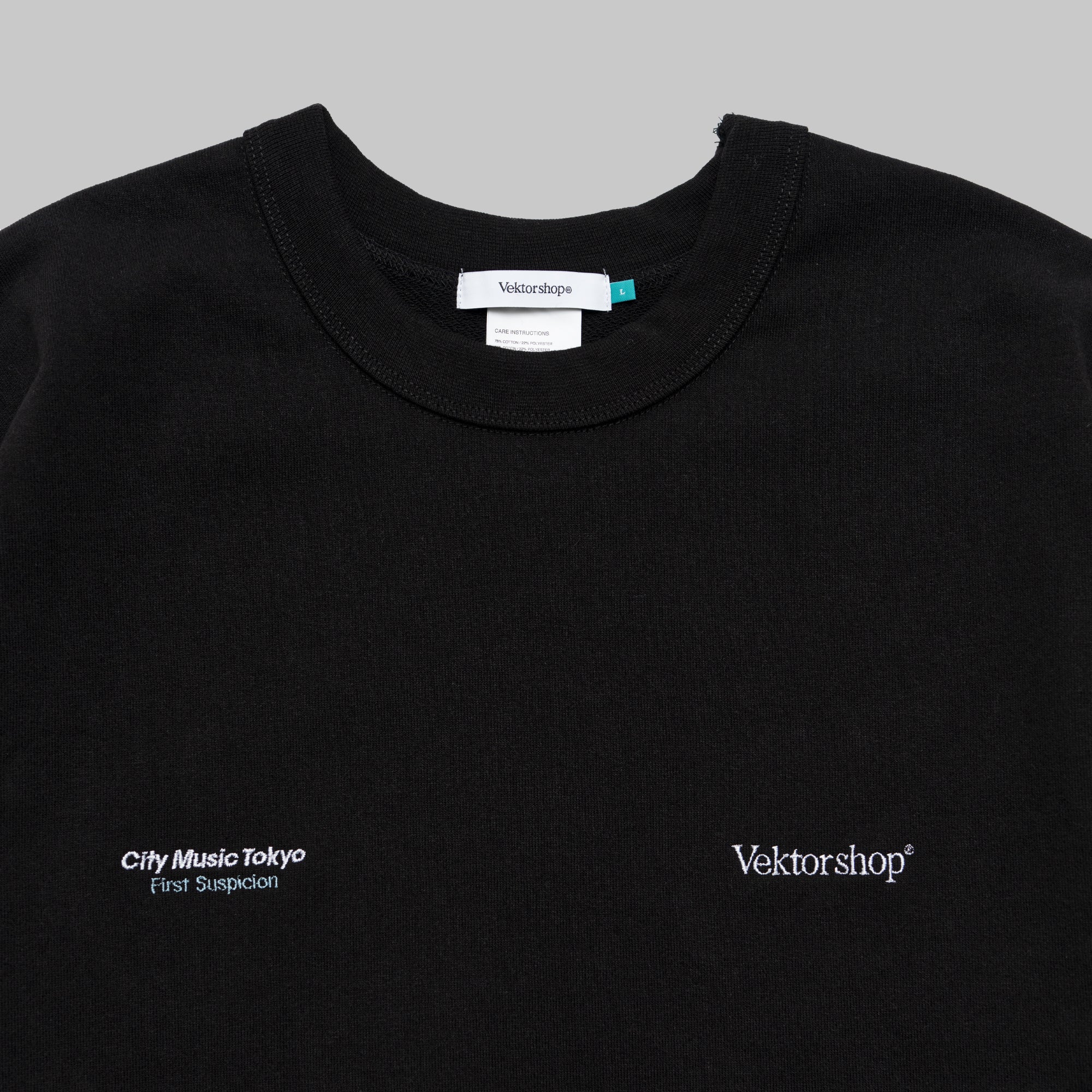 VS CREW NECK SWEAT ”CITY MUSIC TOKYO” – Vektor shop®